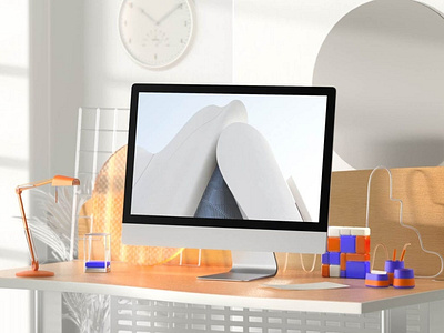 White iMac Mockups