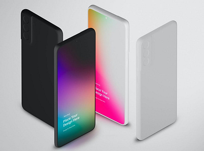 Smartphones Clay Mockup 3d abstract aesthetic animation branding color design device devices display gradient graphic design illustration logo mockup motion graphics phone realistic smartphone ui