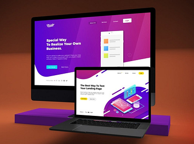 Web Mockup abstract clean device display laptop mac macbook mockup neon phone phone mockup presentation realistic simple smartphone theme ui ux web webpage