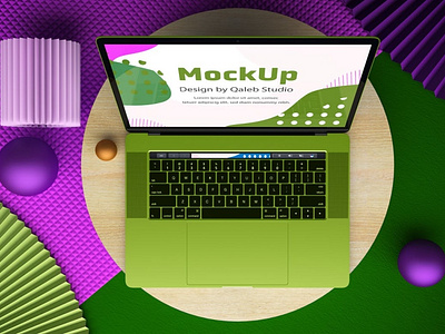 Website Top view Mockups