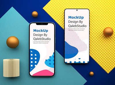 IOS & Android Device Mockups abstract clean device display laptop mac macbook mockup mockups phone presentation realistic simple smartphone theme ui ux web webpage website