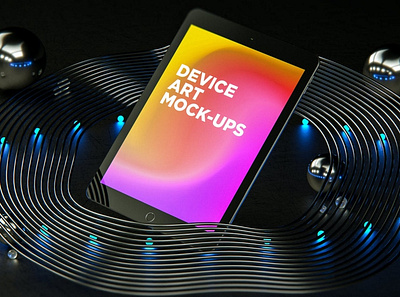 Device Art MockUps abstract clean device display laptop mac macbook mockup phone phone mockup presentation realistic simple smartphone theme ui ux web webpage website