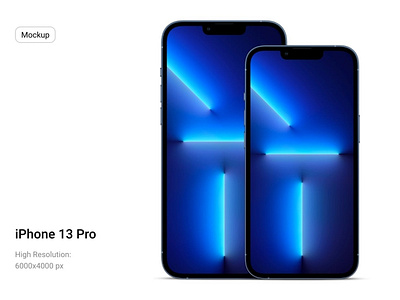 iPhone 13 Pro Flat Mockup