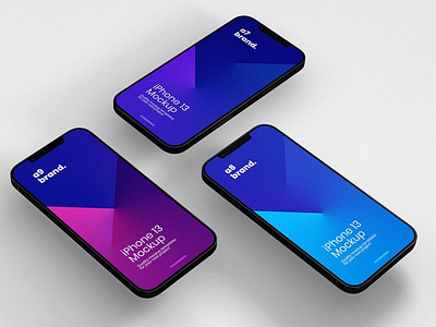 iPhone 13 Mockup Pack abstract apple clean device display ios iphone iphone 13 laptop mockup phone phone mockup presentation realistic simple smartphone theme ui ux web
