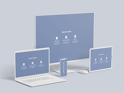 Multi Devices Mockup Clay