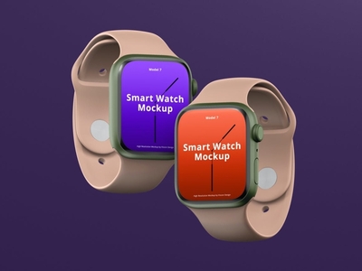 Smart Watch 7 Mockup by UI Foundry on Dribbble