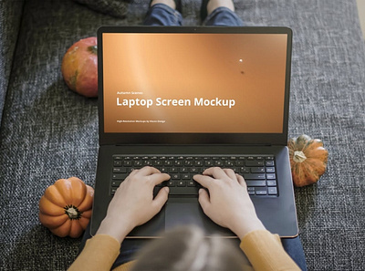 Laptop Mockup Autumn Scenes abstract autumn clean device display laptop mac macbook mockup phone phone mockup presentation realistic simple smartphone theme ui ux web website