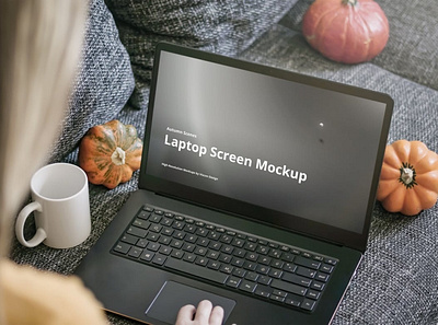 Laptop Mockup Autumn Scenes abstract autumn clean device display laptop mac macbook mockup phone phone mockup presentation realistic simple smartphone theme ui ux web website