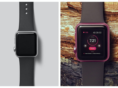 Realistic Smart Watch Mockups