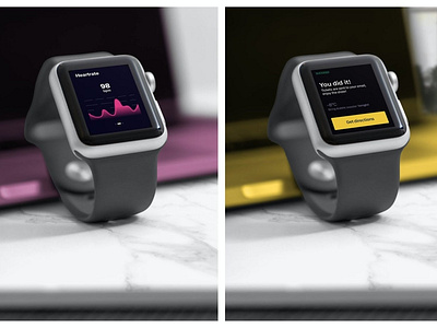 Realistic Smart Watch Mockups