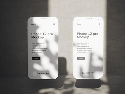 iPhone Clay Stylish Mockups