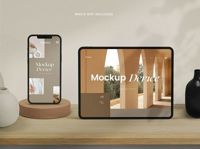 Tablet Mockup Realistic Device abstract application clean design device devices display isometric laptop mockup phone presentation realistic screen simple smartphone tablet ui ux web