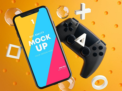 Smartphone Gaming Mockup