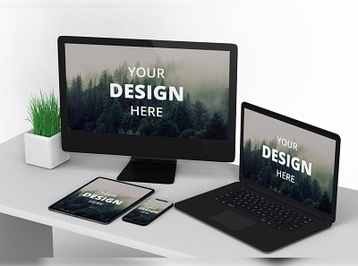 Multi Devices Mockup 12 PSD Files abstract clean design device devices display laptop mac macbook mockup multi device multi devices phone phone mockup presentation realistic responsive simple smartphone theme