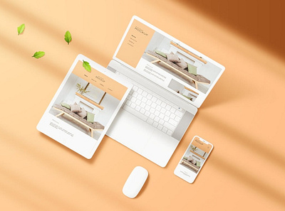 Multi Devices Screen Mockup abstract clean device devices display laptop mac macbook mockup multi device multi devices phone phone mockup presentation realistic simple smartphone theme ui ux