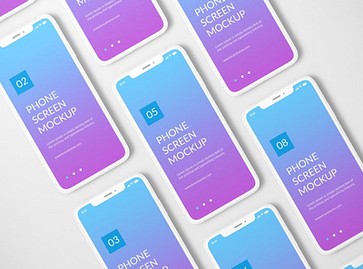 Phone Mockups abstract app celular clean device display game mockup phone phone mockup presentation realistic screen simple smartphone technology theme ui ux web