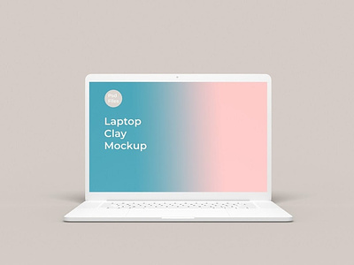 Clay Laptop Mockup