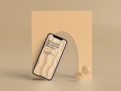 Minimalist Smartphone Mockup abstract clean color colors device display minimal minimalist mockup phone phone mockup presentation realistic simple smartphone theme ui web webpage website