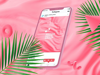 Colorful iPhone Mockups