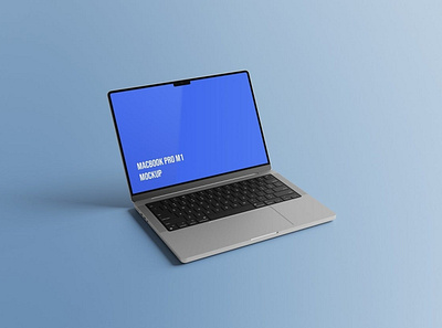 Macbook Pro M1 Mockup abstract clean device display laptop mac macbook macbook pro mockup phone presentation realistic screen showcase simple technology ui web webpage website