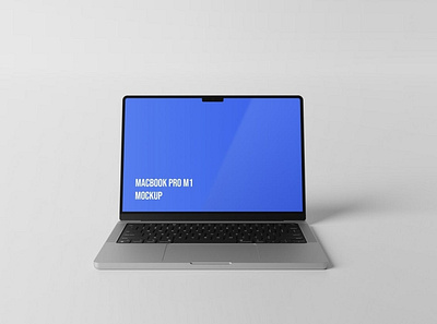 Macbook Pro M1 Mockup abstract clean design device display laptop mac macbook macbook pro mockup phone presentation realistic screen showcase simple technology ui ux web