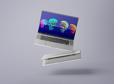 Laptop Mockups abstract clean design device display laptop laptop mockup laptop mockups mac macbook mockup presentation realistic simple theme ui ux web webpage website