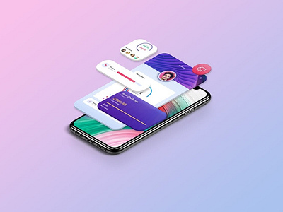 Isometric App Presentation Mockup abstract app app design application clean dashboard device display interface isometric mockup phone phone mockup presentation realistic simple smartphone template ui user interface