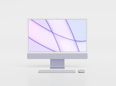 iMac 24" Mockups abstract clean device display imac imac 24 imac mockup imac mockups laptop mac macbook mockup presentation realistic simple theme ui web webpage website