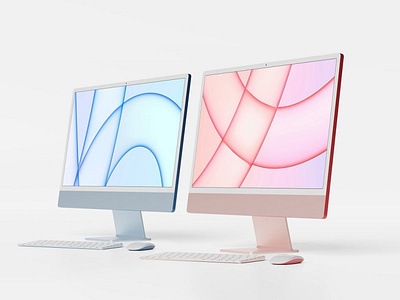 iMac 24" Mockups