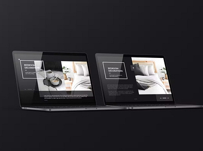 Dark Laptop Mockup abstract clean dark dark laptop design device display laptop laptop mockup laptop mockups mac macbook mockup presentation realistic simple theme ui ux web