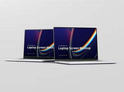 Free Laptop Mockup Pro abstract clean design device display laptop laptop mockup pro laptop pro mac macbook macbook pro mockup notebook presentation realistic scene creator simple theme ui web