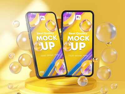 Free Phone Mockup 3D 3d 3d phone abstract clean design device display mockup phone phone mockup phone mockups presentation realistic simple smartphone ui ux web webpage website