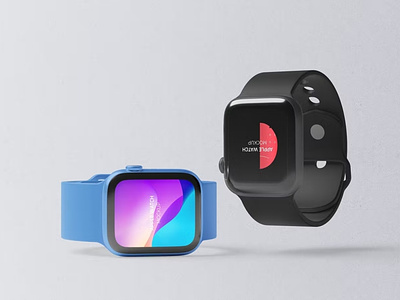 Smartwatch Mockup abstract apple clean clock design device display gadget mockup realistic simple smartwatch smartwatch design smartwatch mockup smartwatch template smartwatches ui ux web website