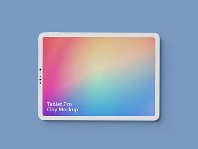 Tablet Pro Clay Mockup