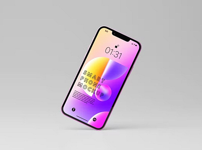 iPhone 13 Mockup abstract app apple application clean design device display iphone iphone 13 iphone 13 pro mockup phone phone mockup presentation realistic simple smartphone theme ui