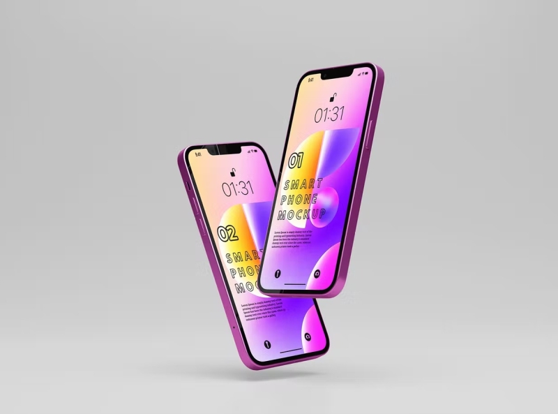 iPhone 13 Mockup by Ui Corner on Dribbble