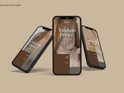 Phone Mockup Device abstract clean device devices display mockup phone phone mockup presentation realistic screen screens simple smartphone theme ui ux web webpage website