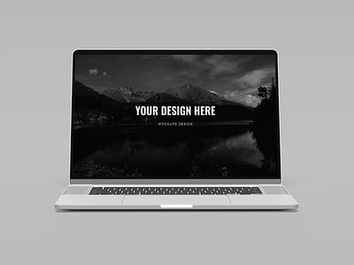 Free Laptop Digital Screen Mockup