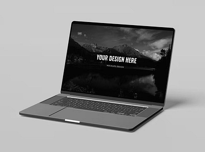 Free Laptop Digital Screen Mockup abstract clean design device display illustration laptop laptop design laptop mockup laptop mockups mac macbook mockup presentation realistic simple theme web webpage website