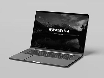 Free Laptop Digital Screen Mockup