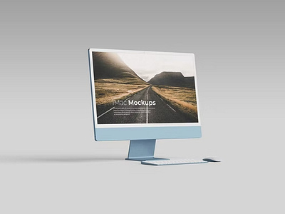 Free iMac M1 Mockups