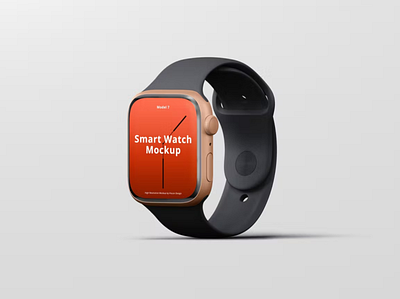 Free Smart Watch Mockup abstract apple apple watch clean device display mockup presentation realistic screen simple smart watch smartwatch smartwatch 7 theme ui ux watch 7 web webpage