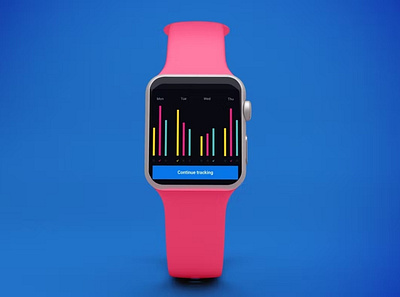 FREE Apple watch Full Screen abstract apple apple watch branding clean design device display graphic design illustration mockup realistic screen simple smart watch smartwatch smartwatch 7 ui watch watch 7