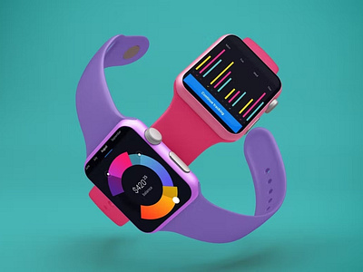 FREE Apple watch Full Screen abstract apple apple watch clean design device display illustration mockup realistic screen simple smart watch smartwatch smartwatch 7 ui uiux ux watch watch 7