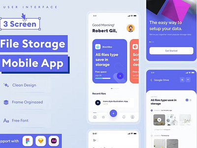 File Storage Mobile App Template