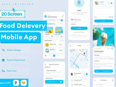 Food Delivery Mobile App Template