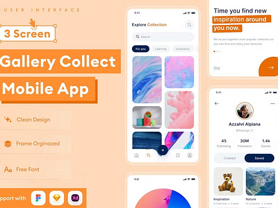 Gallery Collection Mobile App Template