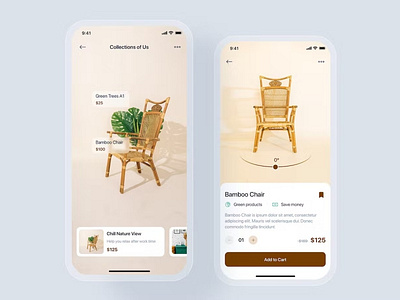 Furniture Mobile App Concept