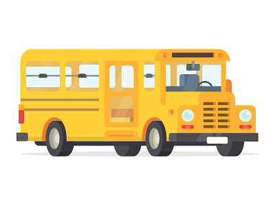 School Bus 3d bus bus driver education public transport school students transportation vector vehicle