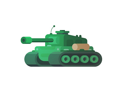 The Tank art design draw game gaming machine tank vector vehicle video game war